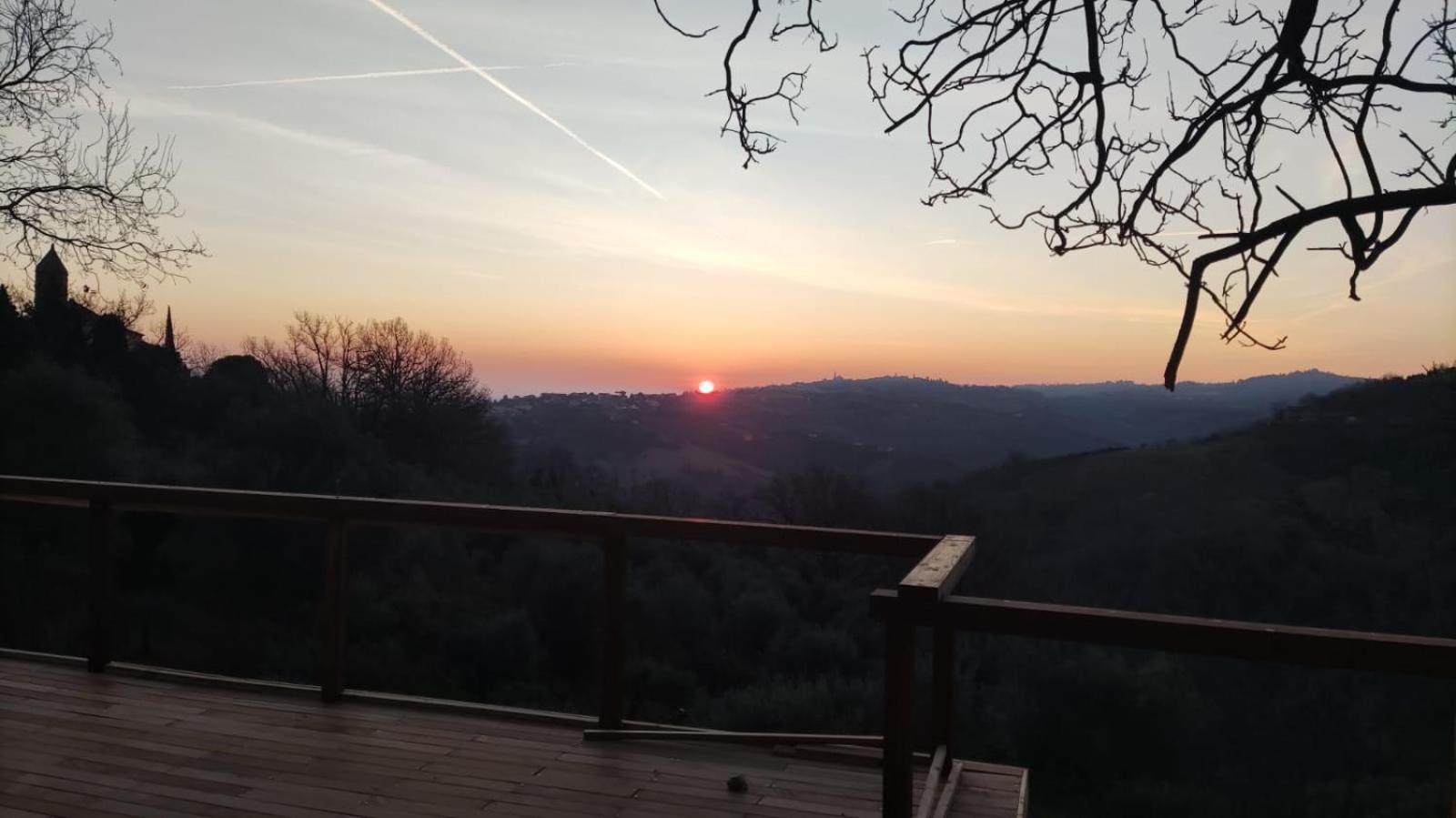 Bed and Breakfast "Cara Pace" In Collina Per Famiglie à Montefiore Conca Extérieur photo